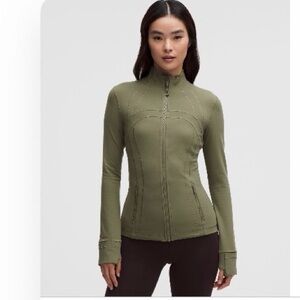 Lululemon Athletica Bay Leaf Green Nulu Define Jacket sz 6